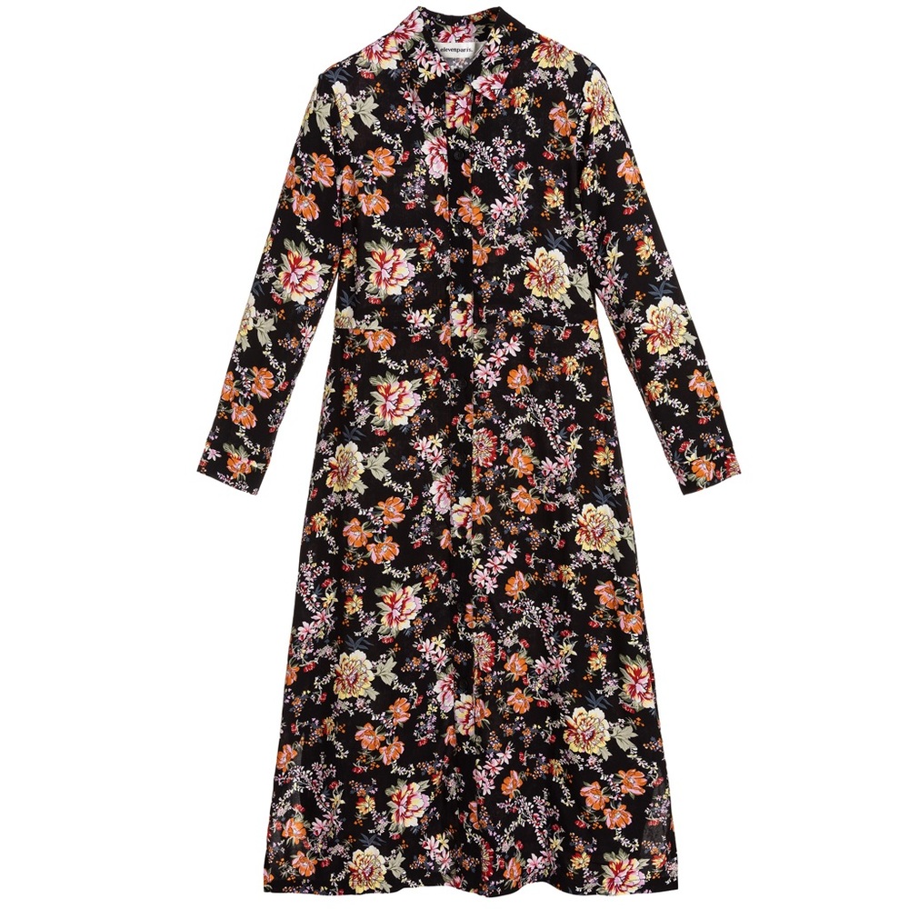 elevenparis floral maxi dress
